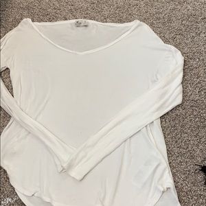 Hollister white long sleeve
